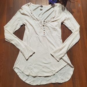 We The Free light pink Henley